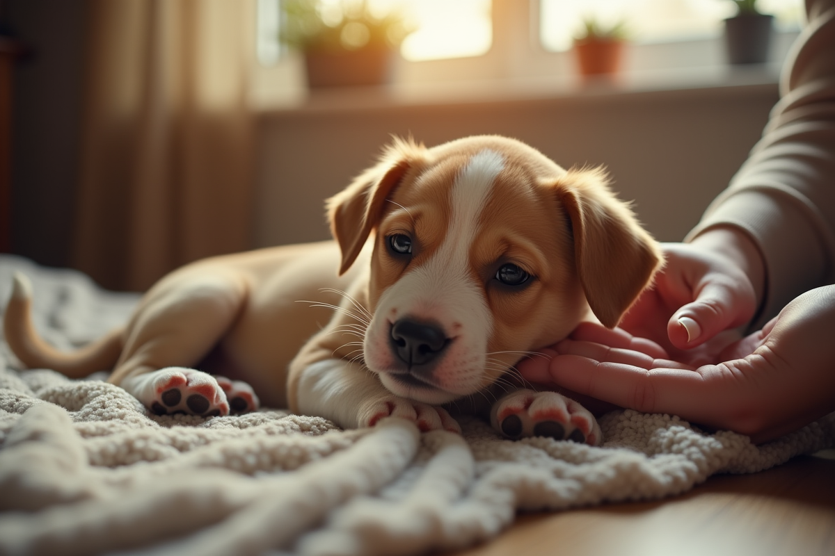 chien malade