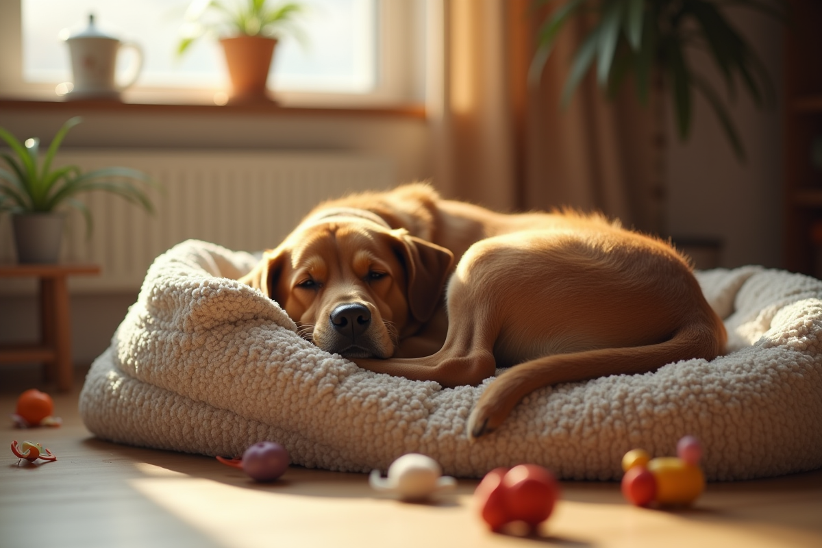 chien actif