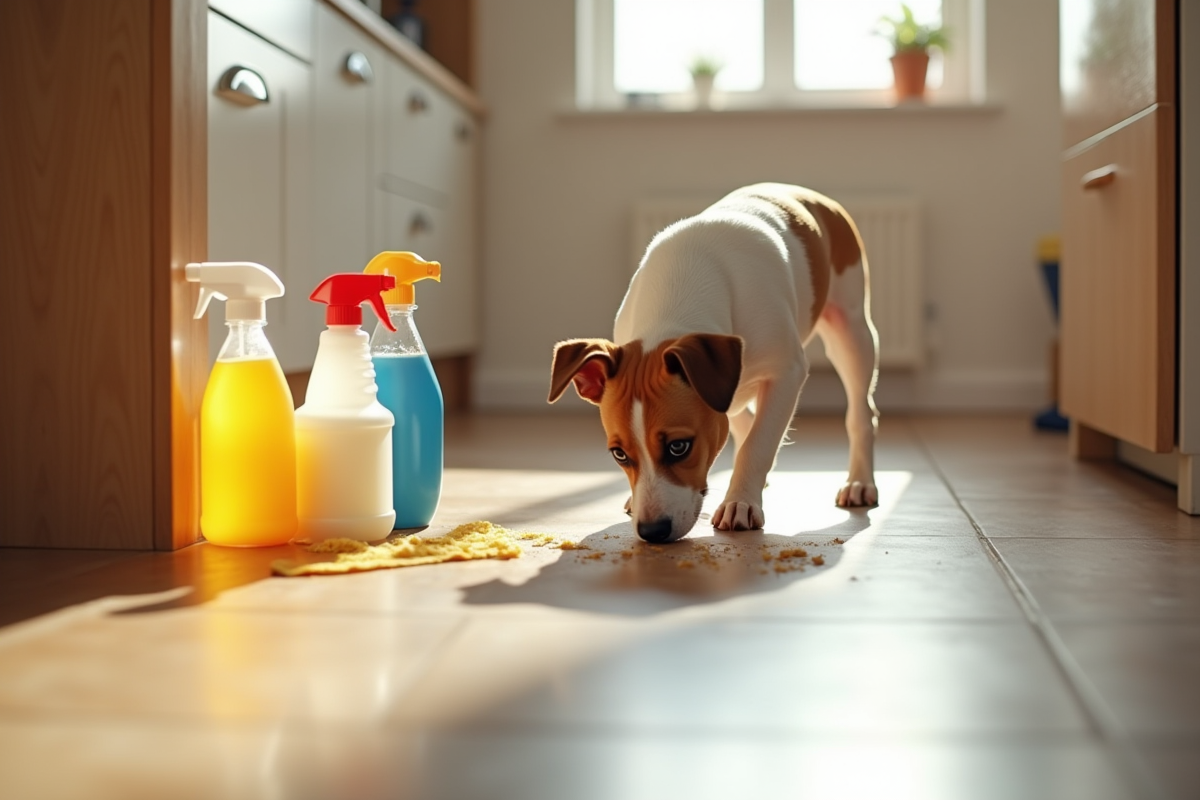 chien accident