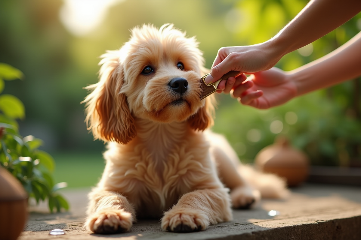 brossage chien