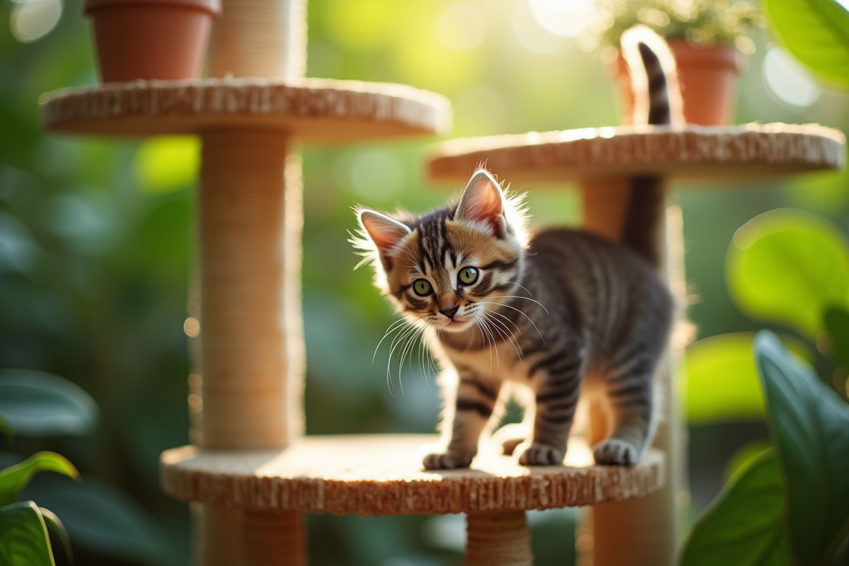 arbre chat