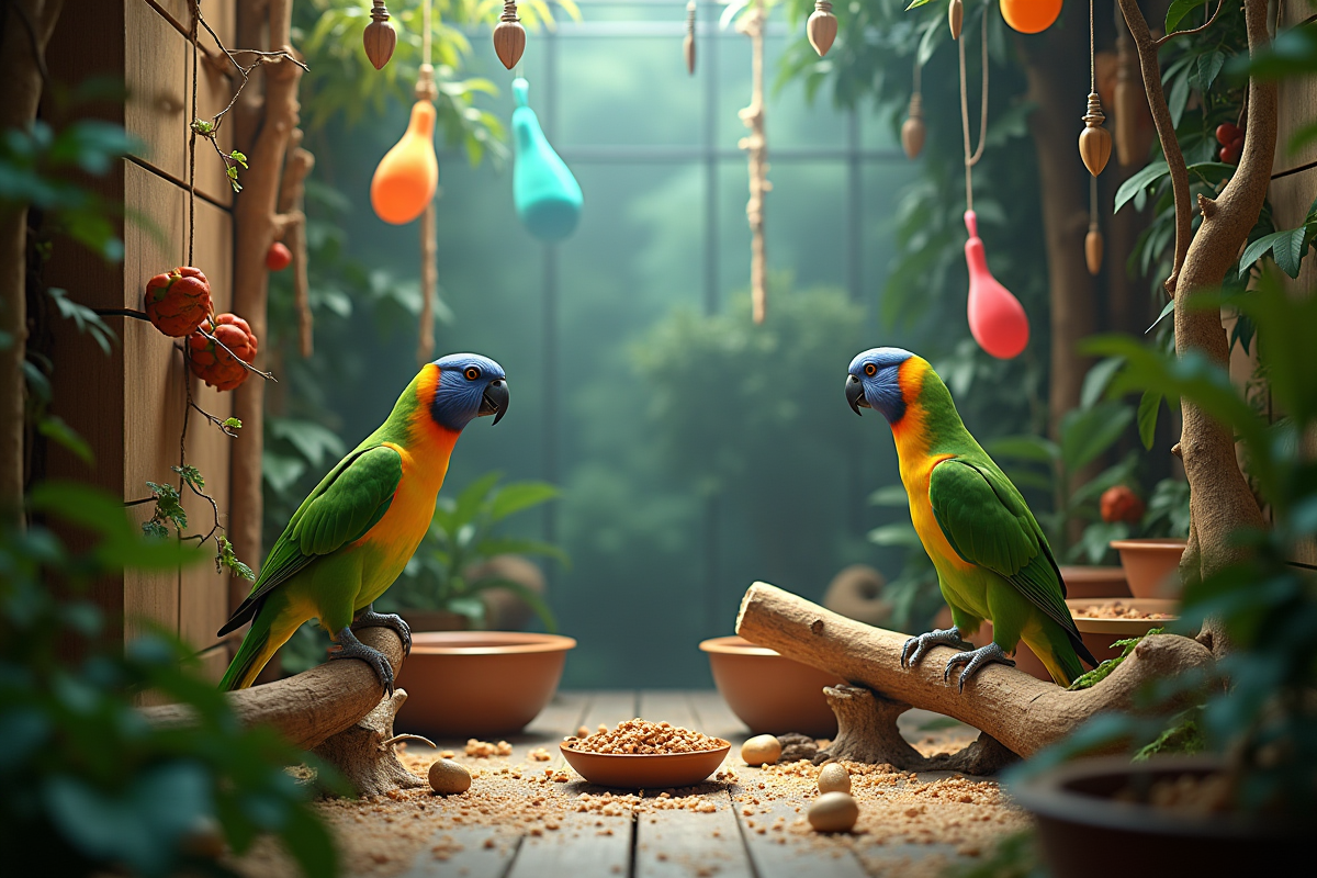 volière oiseaux