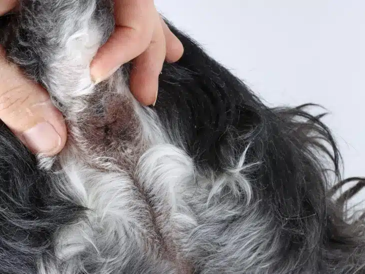 inflammation des glandes anales chien